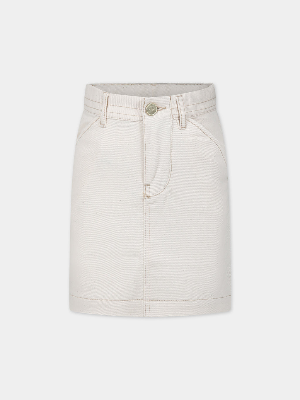 Ivory 'La Jupe De Nîmes' skirt for girl